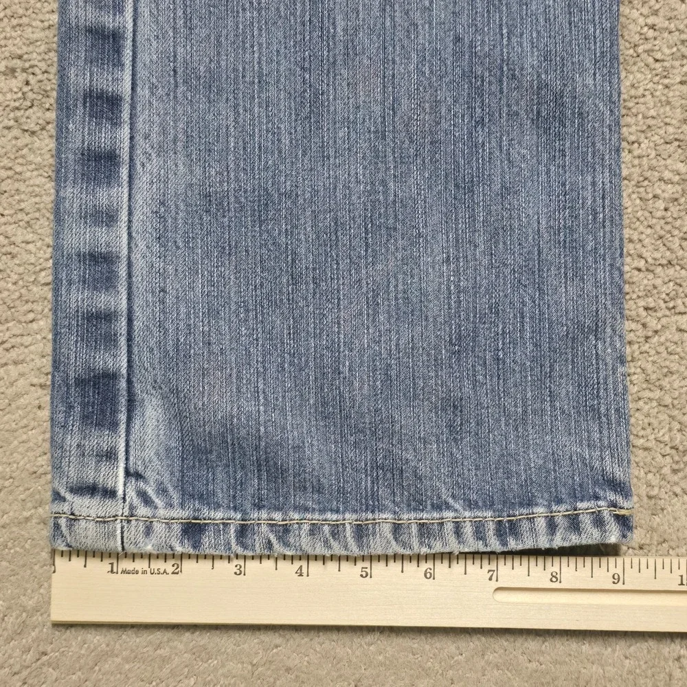Ariat‎ FR M4 Relaxed Boot Cut Jeans Distressed Denim Men's 34x30 CAT2
